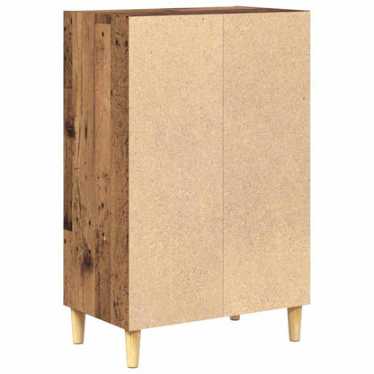 Dressoir met plank Oud hout 57 x 35 x 90 cm Bewerkt hout