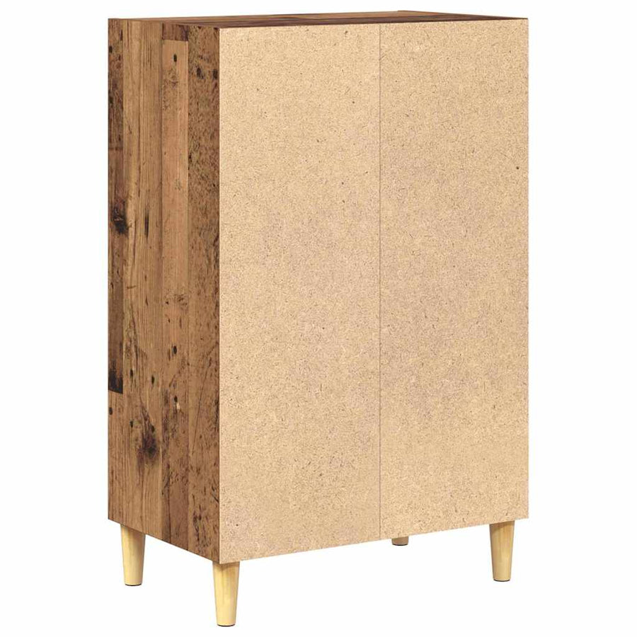 Dressoir met plank Oud hout 57 x 35 x 90 cm Bewerkt hout