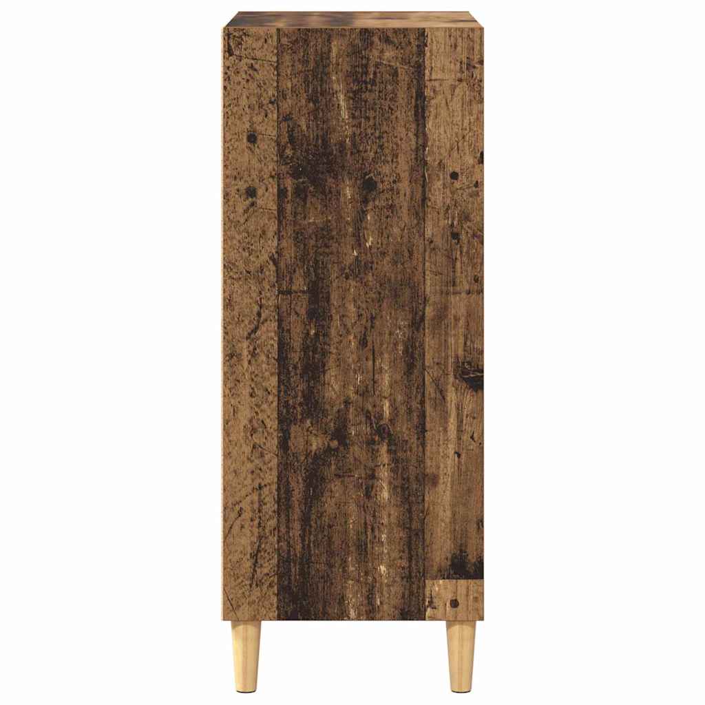 Dressoir met plank Oud hout 57 x 35 x 90 cm Bewerkt hout