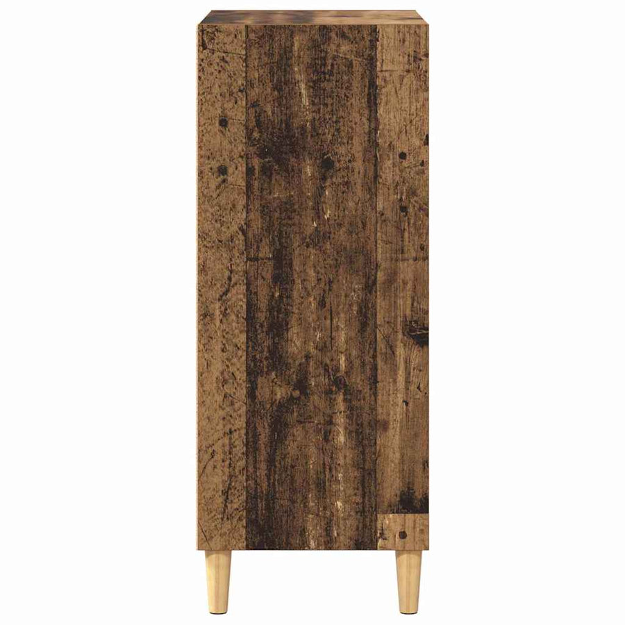 Dressoir met plank Oud hout 57 x 35 x 90 cm Bewerkt hout