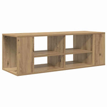 TV-kast artisanaal eikenkleurig 102 x 35 x 35 cm Bewerkt hout