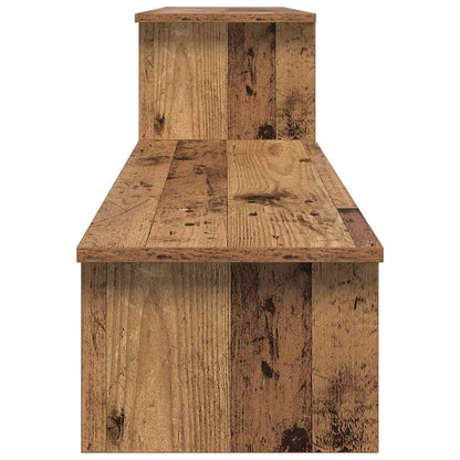 TV-kast met plank met opslag Oud hout 180 x 30 x 43 cm Bewerkt hout