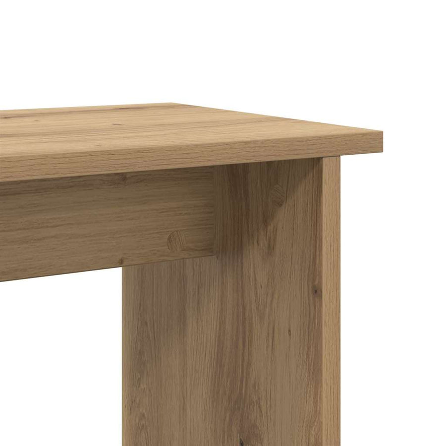 TV-kast artisanaal eikenkleurig 180 x 30 x 43 cm Bewerkt hout