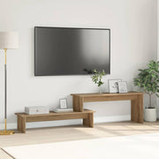 Tv-meubel eiken 180x30x43 cm bewerkt hout