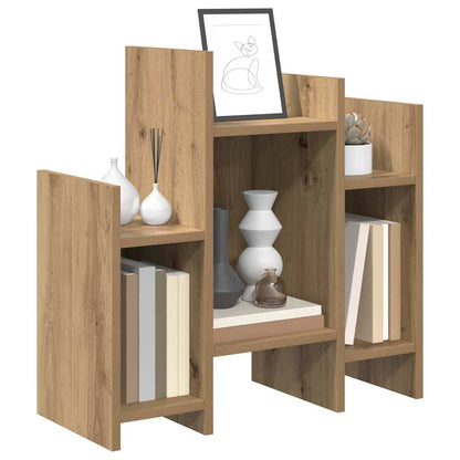 Bijzetkast artisanaal eikenkleurig 60 x 26 x 60 cm Bewerkt hout