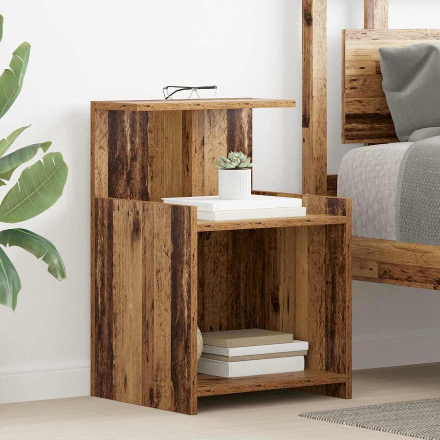 Bedkast Oud hout 40 x 35 x 60 cm Spaanplaat