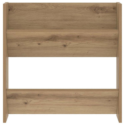 Wand Schoenenkasten met plank Anders met opslag 2 pcs artisanaal eikenkleurig
