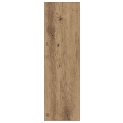 Wand Schoenenkasten met plank Anders met opslag 2 pcs artisanaal eikenkleurig