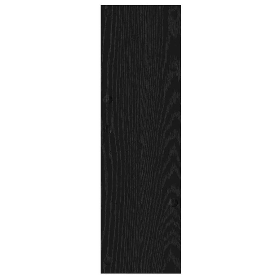 Wand Schoenenkasten Zwart eiken 60 x 18 x 60 cm Bewerkt hout