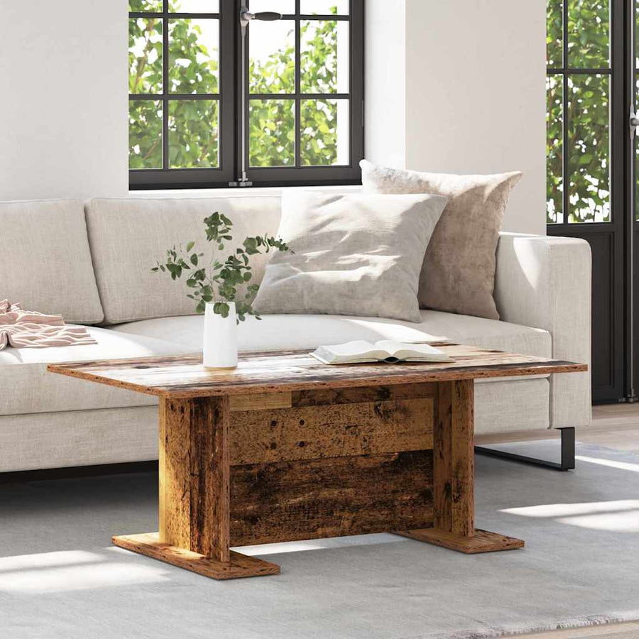 Salontafel Anders Oud hout 103,5 x 60 x 40 cm Bewerkt hout
