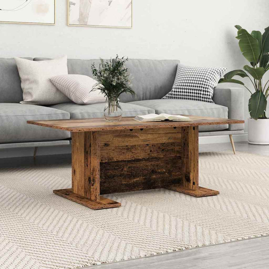 Salontafel Anders Oud hout 103,5 x 60 x 40 cm Bewerkt hout