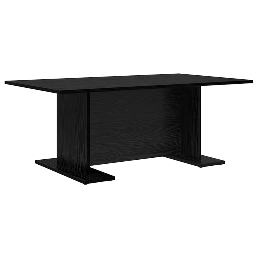 Salontafel Anders Zwart eiken 103,5 x 60 x 40 cm Bewerkt hout