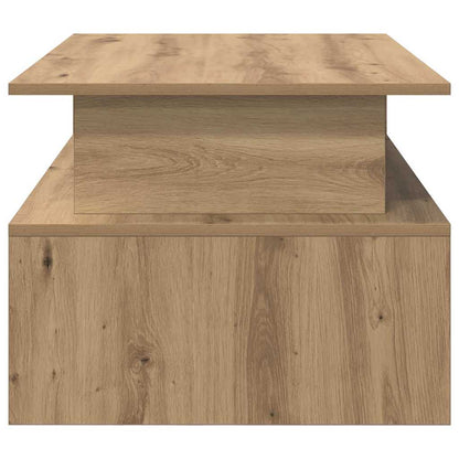 Salontafel met plank Anders met opslag artisanaal eikenkleurig 90 x 55 x 42.5 cm