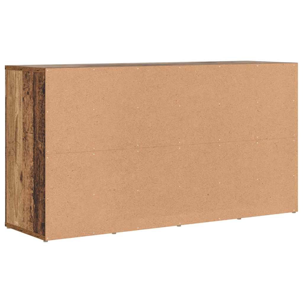 Schoenenbank met plank Anders Oud hout 103 x 30 x 55 cm Bewerkt hout