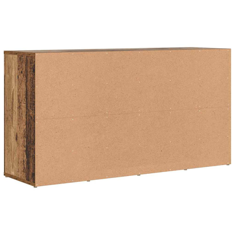 Schoenenbank met plank Anders Oud hout 103 x 30 x 55 cm Bewerkt hout