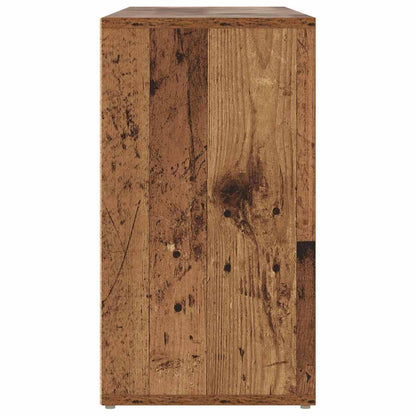 Schoenenbank met plank Anders Oud hout 103 x 30 x 55 cm Bewerkt hout
