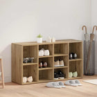 Schoenenbank eiken 103x30x55 cm
