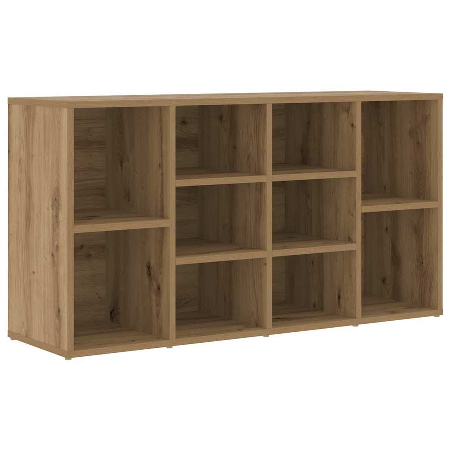 Schoenenbank met plank Anders artisanaal eikenkleurig 103 x 30 x 55 cm