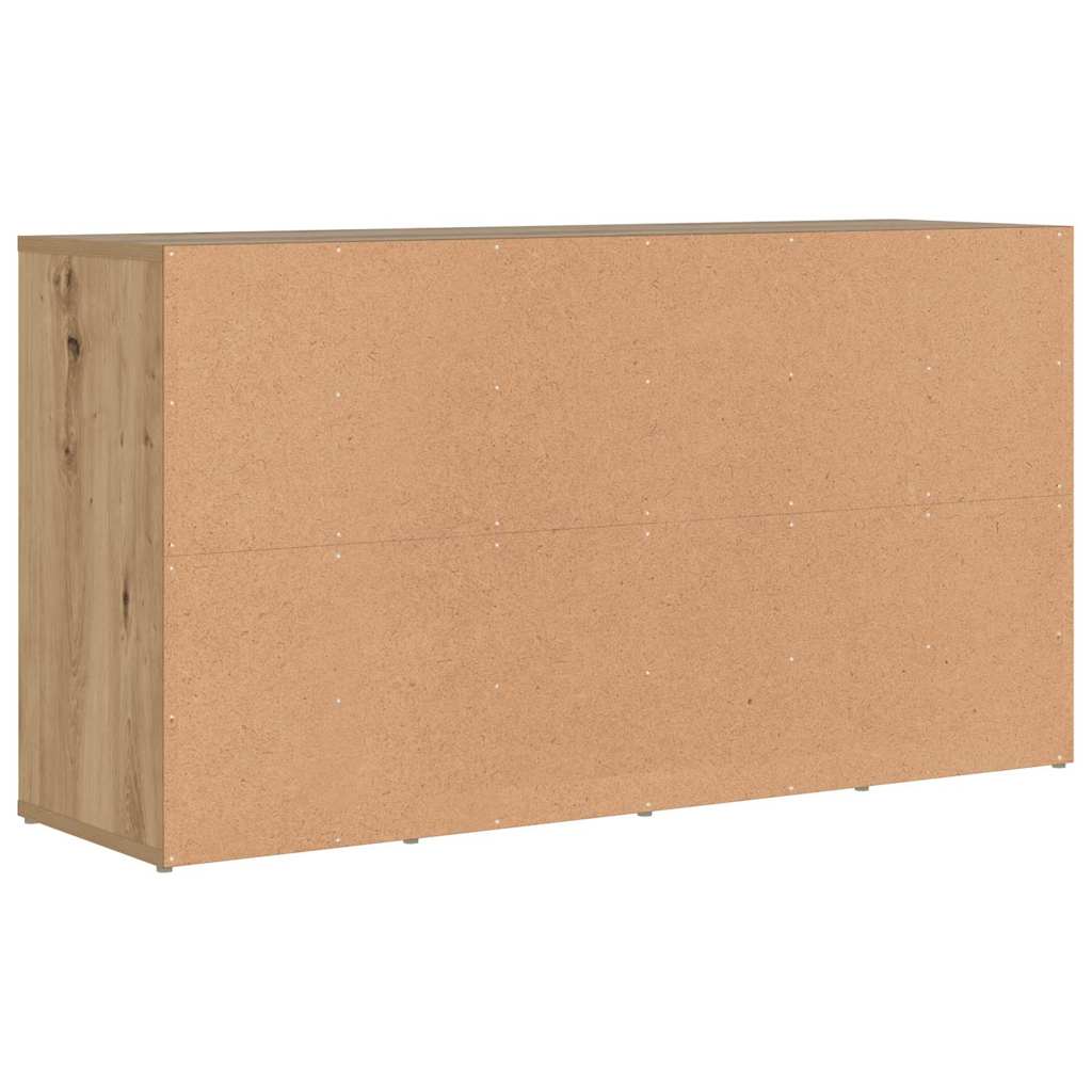 Schoenenbank met plank Anders artisanaal eikenkleurig 103 x 30 x 55 cm