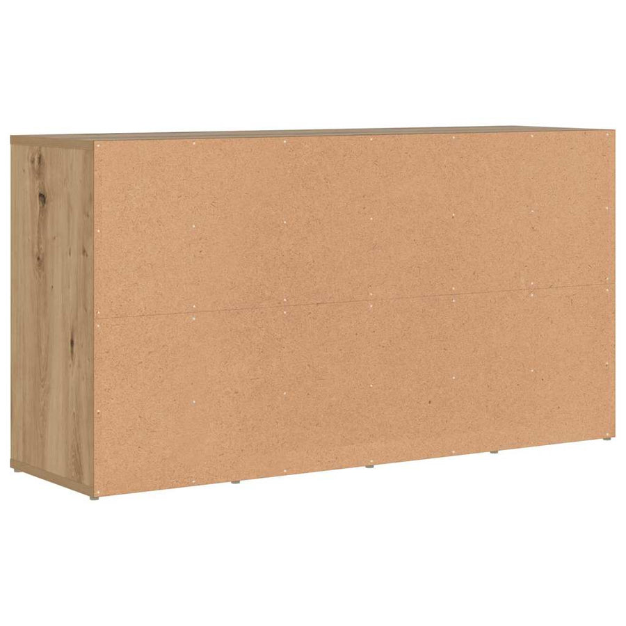 Schoenenbank met plank Anders artisanaal eikenkleurig 103 x 30 x 55 cm