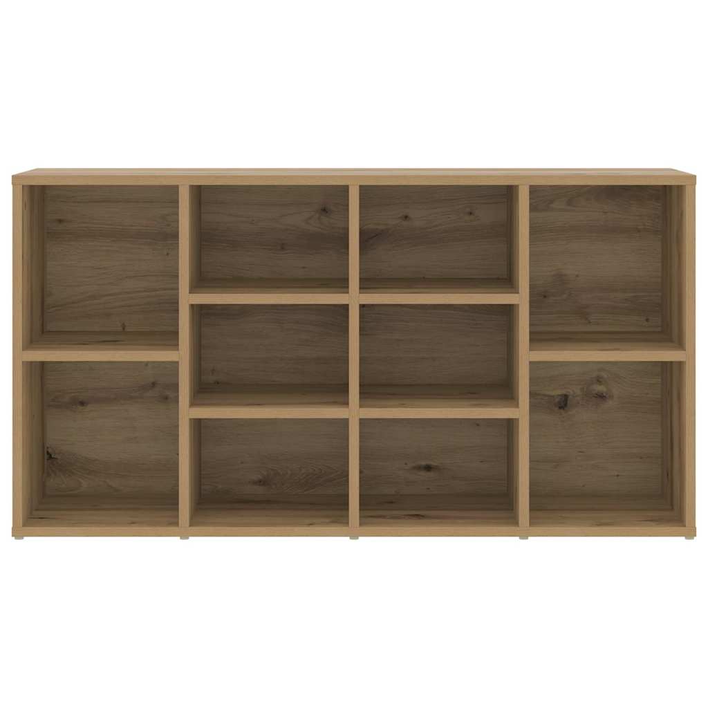 Schoenenbank met plank Anders artisanaal eikenkleurig 103 x 30 x 55 cm