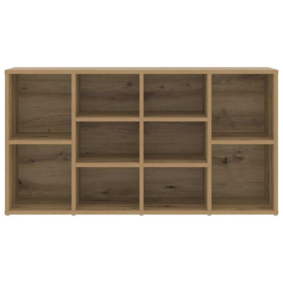 Schoenenbank met plank Anders artisanaal eikenkleurig 103 x 30 x 55 cm