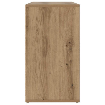 Schoenenbank met plank Anders artisanaal eikenkleurig 103 x 30 x 55 cm