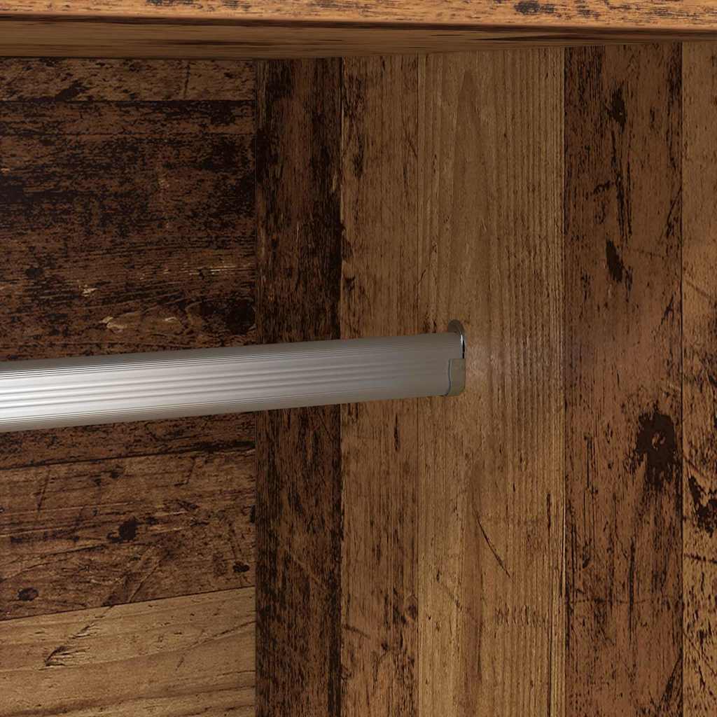 Kledingkast Oude hout 82,5 x 51,5 x 180 cm Bewerkt hout