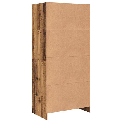 Kledingkast Oude hout 82,5 x 51,5 x 180 cm Bewerkt hout