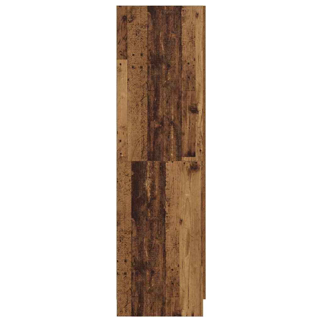 Kledingkast Oude hout 82,5 x 51,5 x 180 cm Bewerkt hout