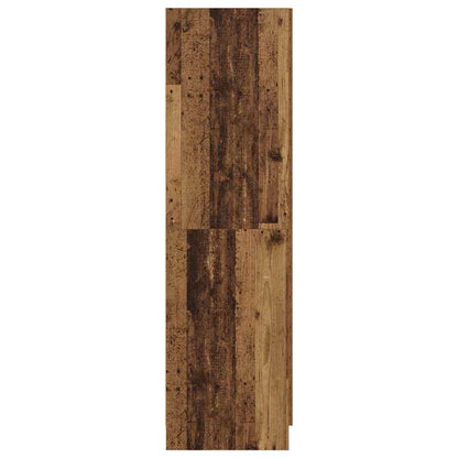 Kledingkast Oude hout 82,5 x 51,5 x 180 cm Bewerkt hout