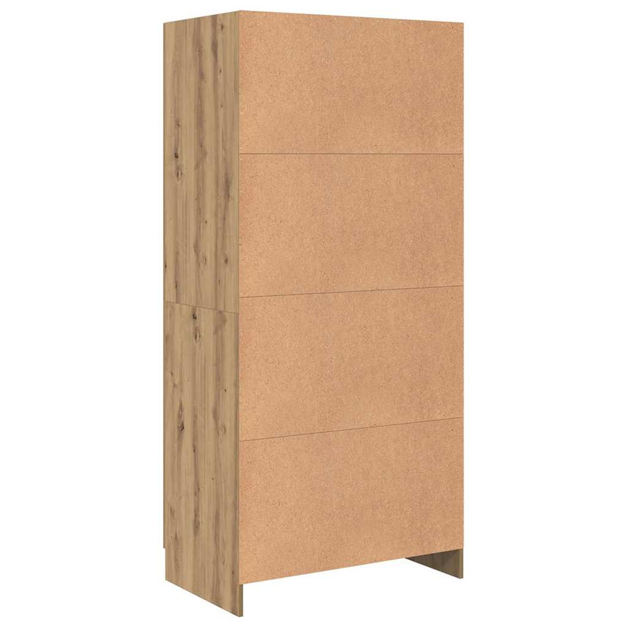Kledingkast met plank Ambachtelijk eiken 82,5 x 51,5 x 180 cm