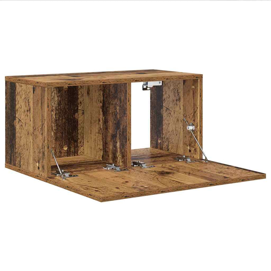 TV Meubel Set Oud Hout Hout Standaard Opslag TV Meubel