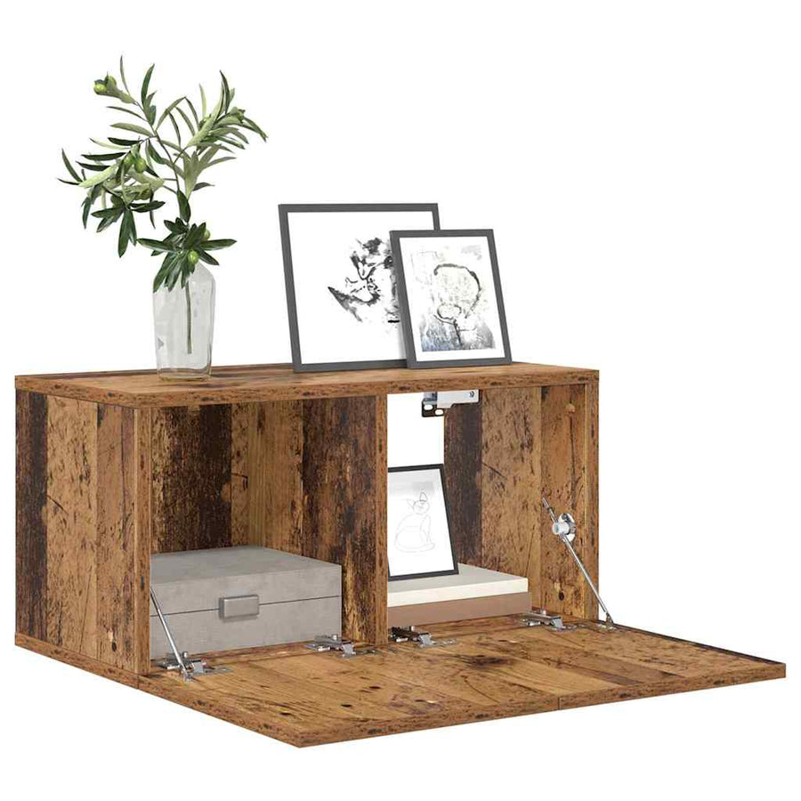 TV Meubel Set Oud Hout Hout Standaard Opslag TV Meubel