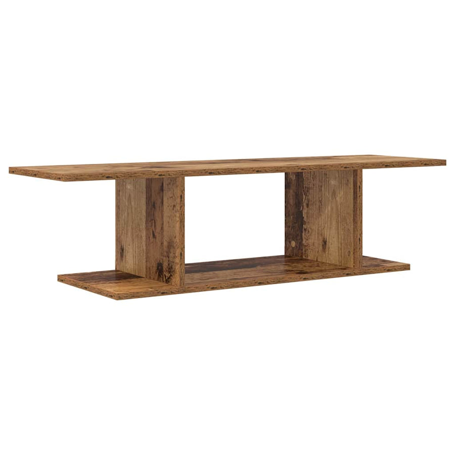 TV-kast met plank met opslag Bruin 103 x 30 x 26,5 cm Bewerkt hout