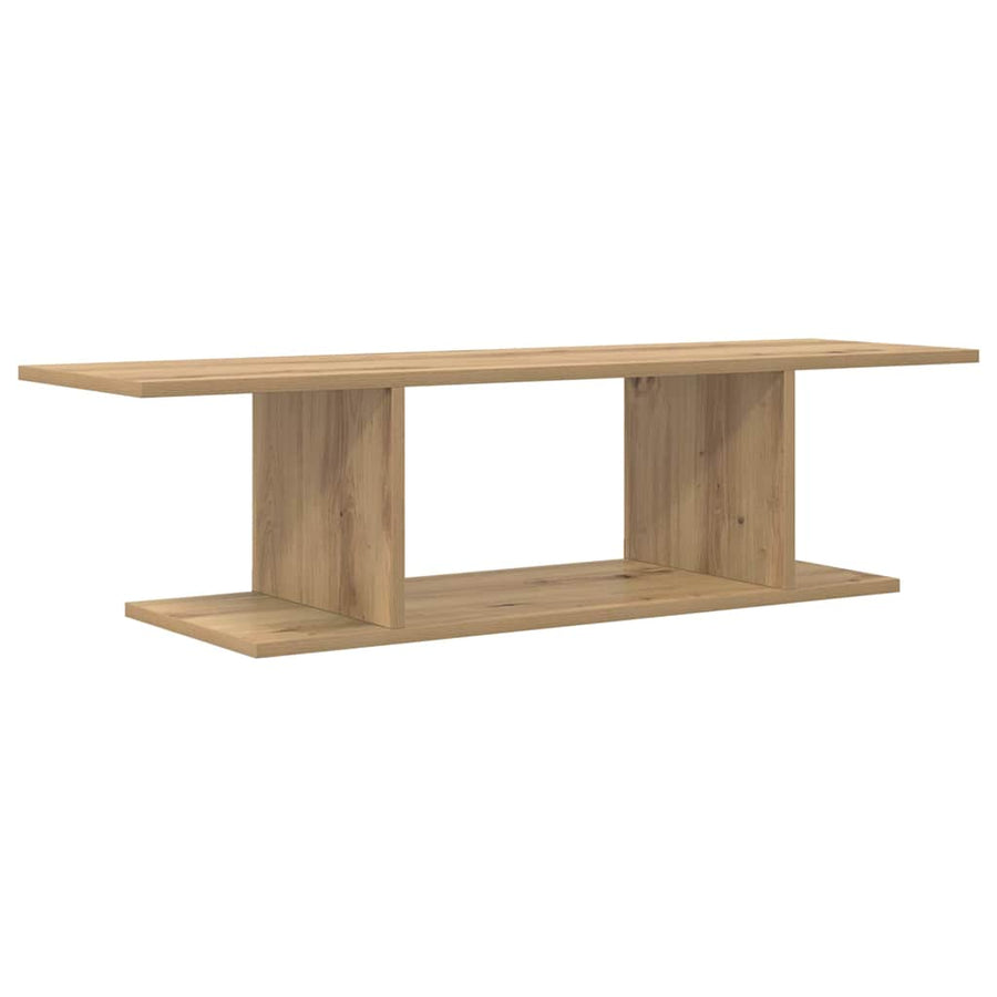 TV-kast met plank met opslag Bruin 103 x 30 x 26,5 cm Bewerkt hout