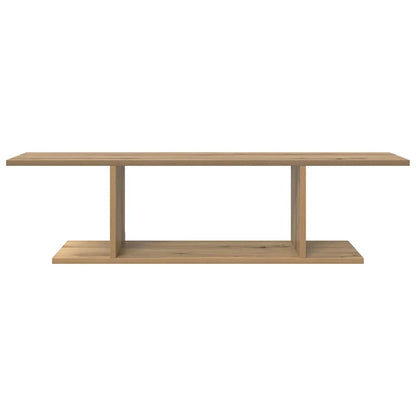 TV-kast met plank met opslag Bruin 103 x 30 x 26,5 cm Bewerkt hout