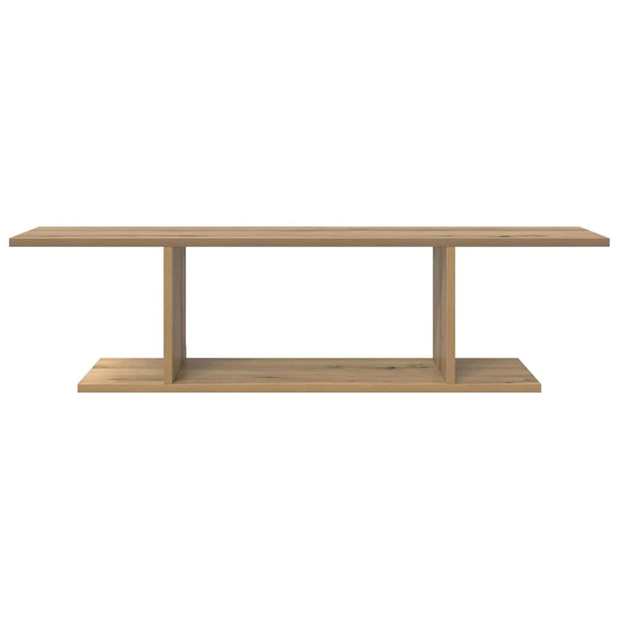 TV-kast met plank met opslag Bruin 103 x 30 x 26,5 cm Bewerkt hout