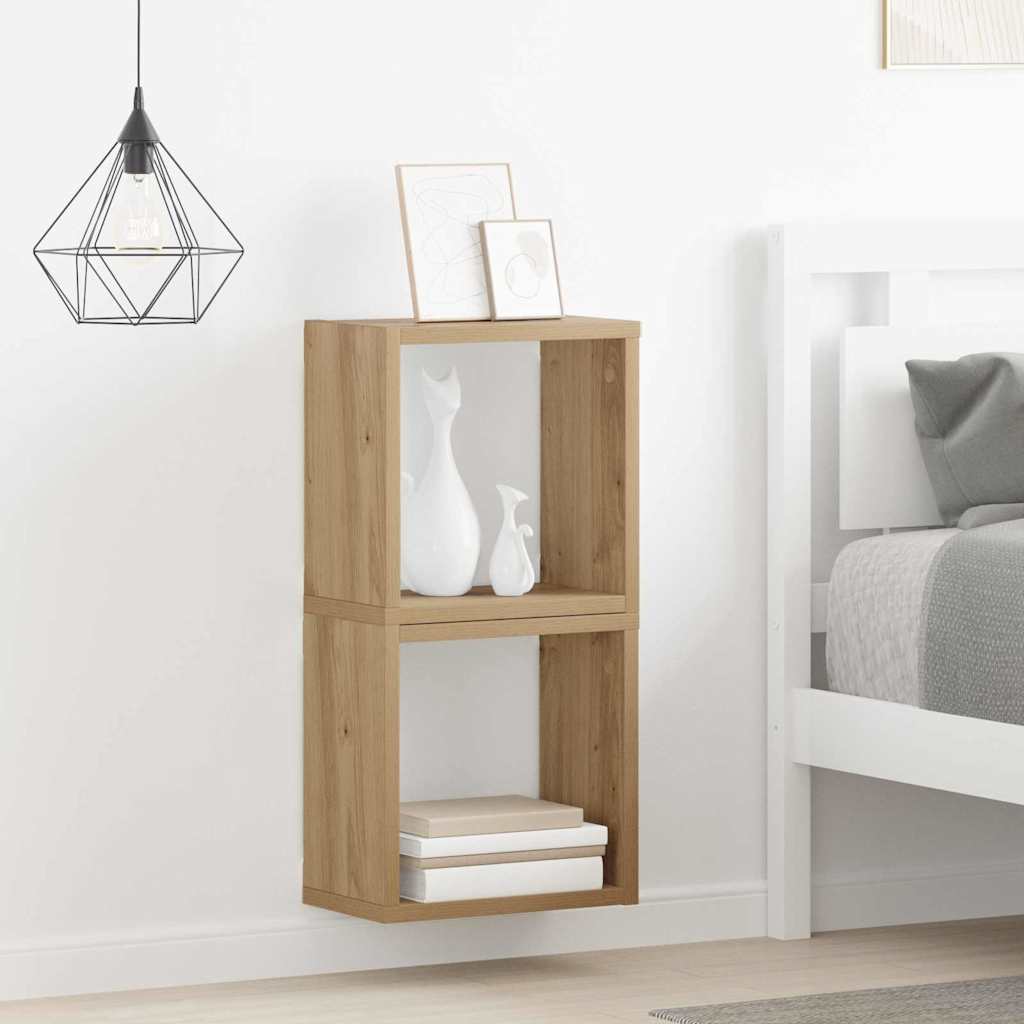Wandplanken Artisan Eiken MDF 26 x 15 x 26 cm Wandmontage