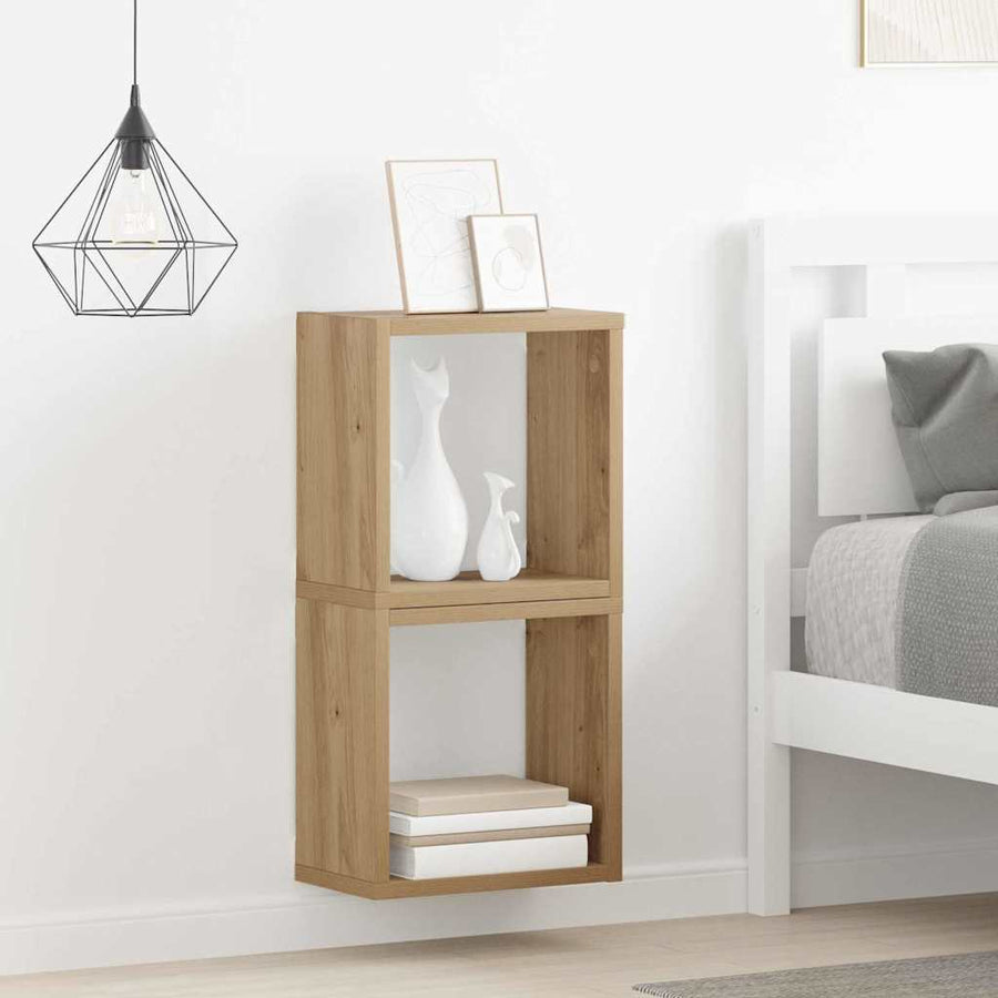 Wandplanken Artisan Eiken MDF 26 x 15 x 26 cm Wandmontage