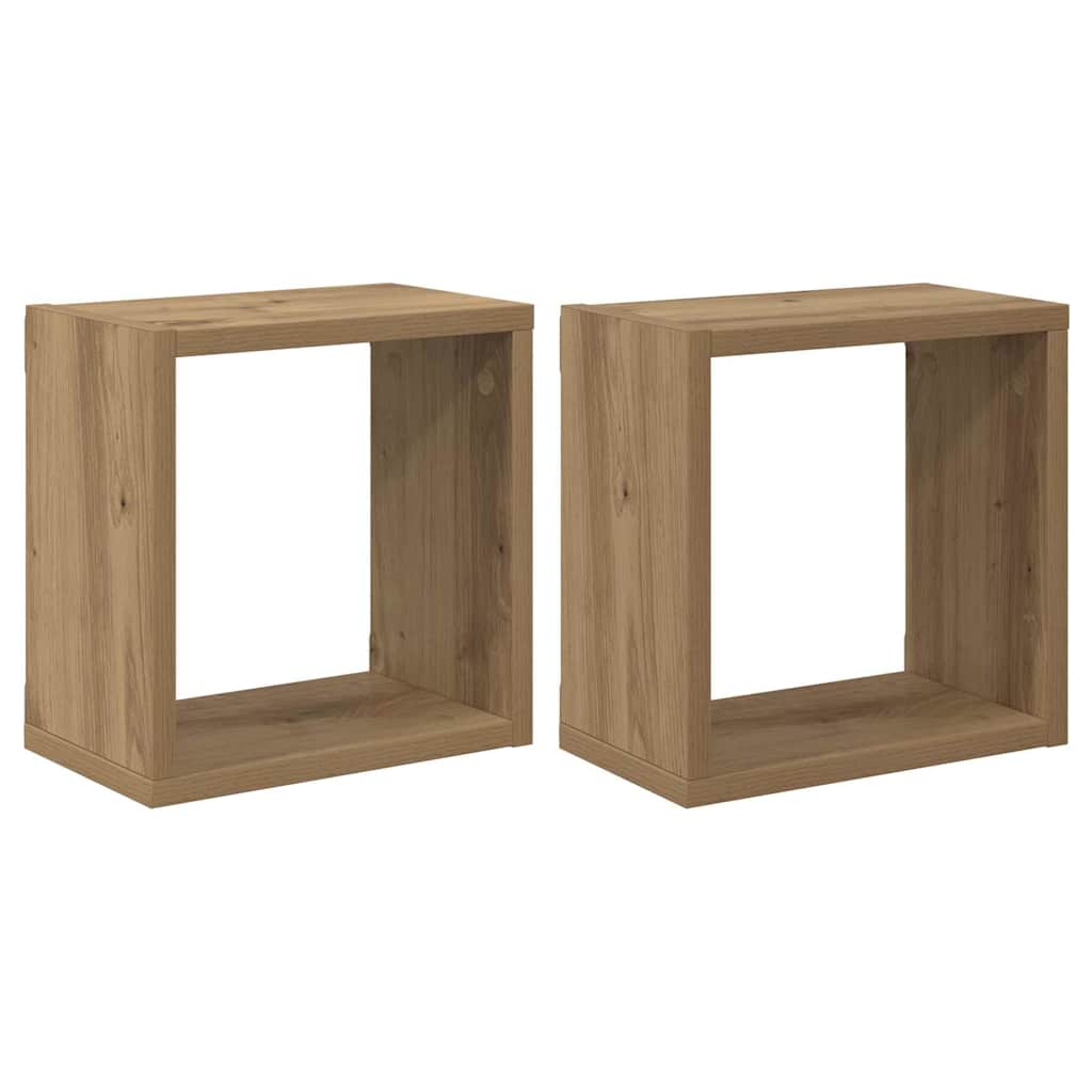 Wandplanken Artisan Eiken MDF 26 x 15 x 26 cm Wandmontage