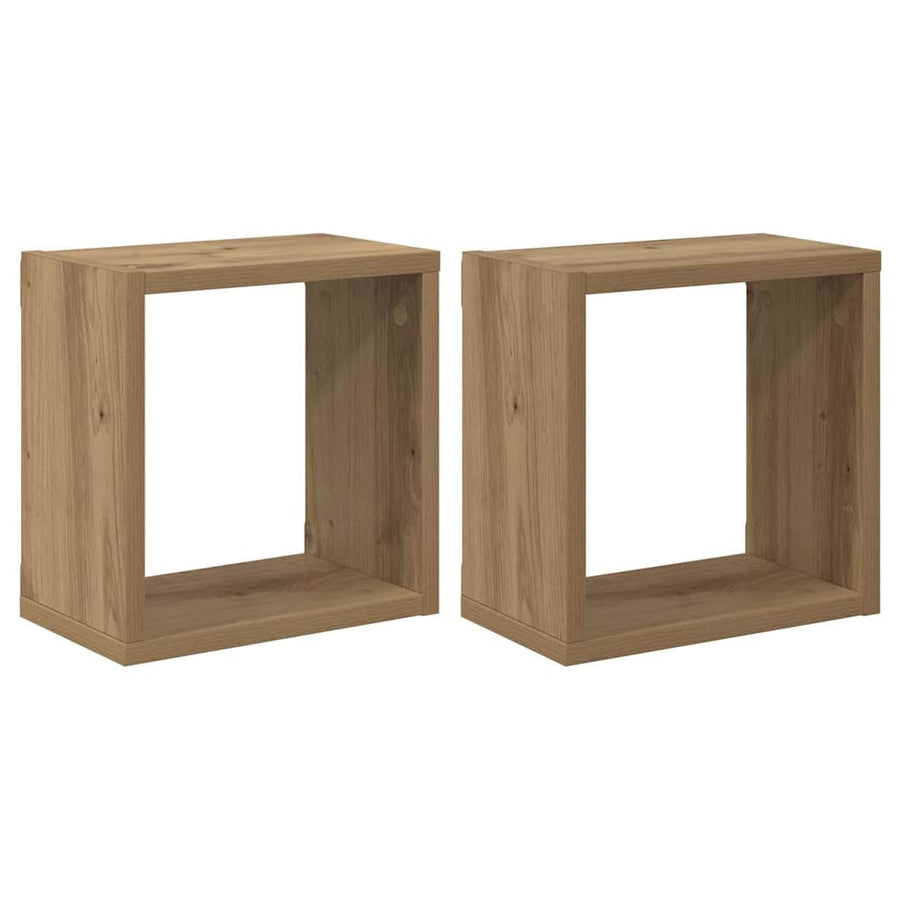 Wandplanken Artisan Eiken MDF 26 x 15 x 26 cm Wandmontage