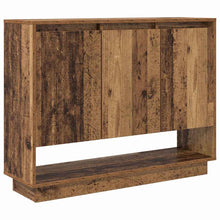 Dressoir met plank met de deur Oud hout 97 x 29 x 75 cm Bewerkt hout