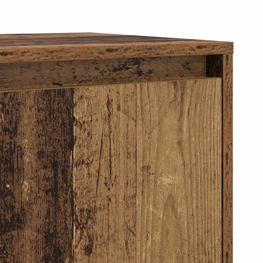 Dressoir met de deur Oud hout 70 x 41 x 75 cm Bewerkt hout