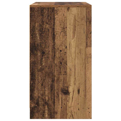 Dressoir met de deur Oud hout 70 x 41 x 75 cm Bewerkt hout