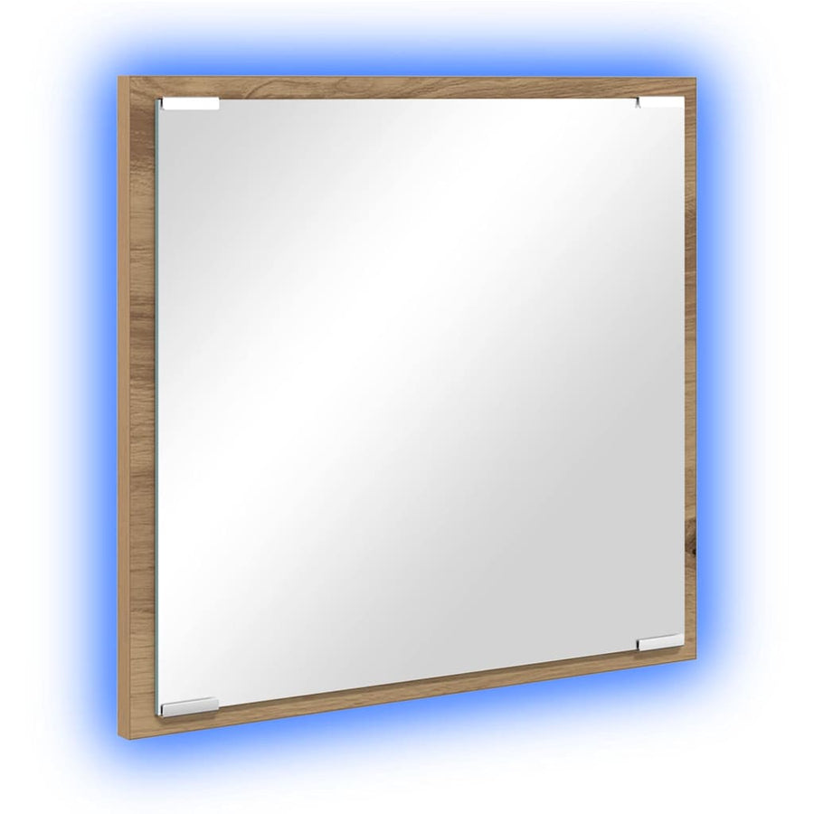 LED Badkamer Spiegel met spiegel Artisan Eiken 40 x 37 x 8.5 cm