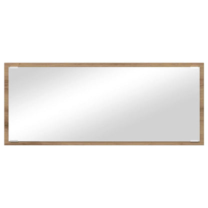 Spiegel met spiegel Artisan Eiken 90 x 8,5 x 37 cm Bewerkt hout