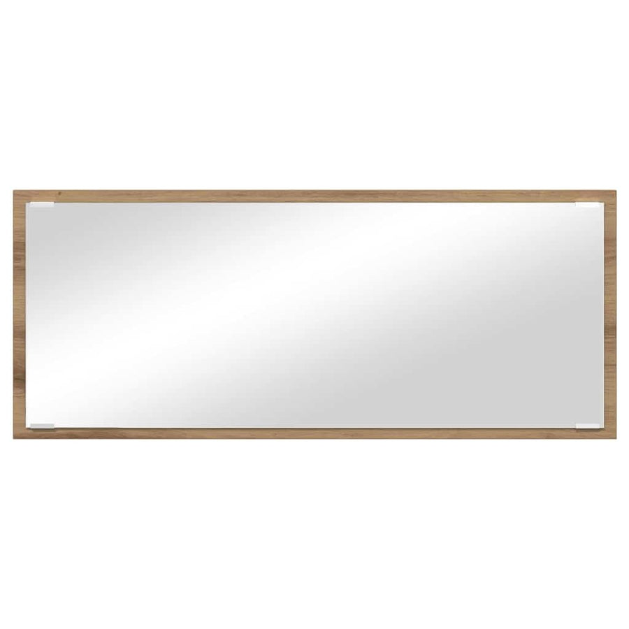 Spiegel met spiegel Artisan Eiken 90 x 8,5 x 37 cm Bewerkt hout