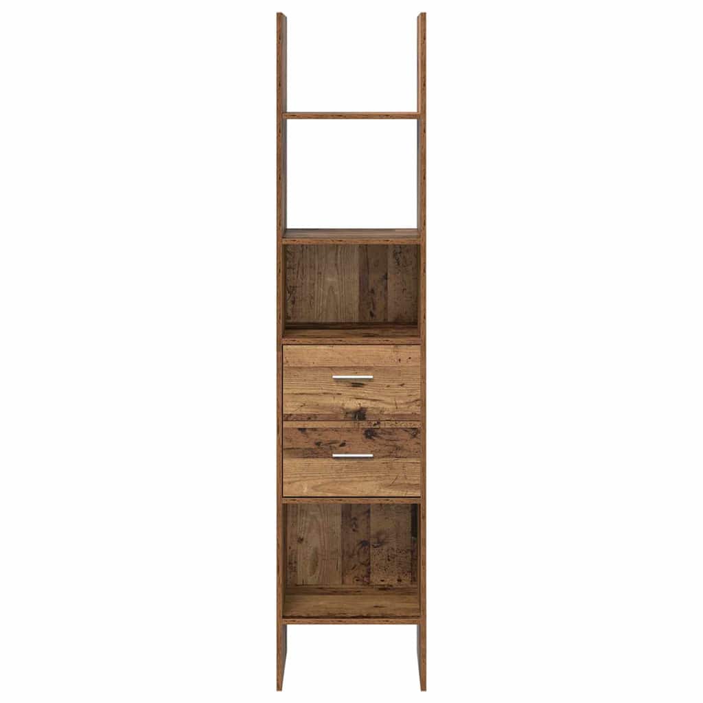 Boekenkast Oud hout 40 x 35 x 180 cm Bewerkt hout