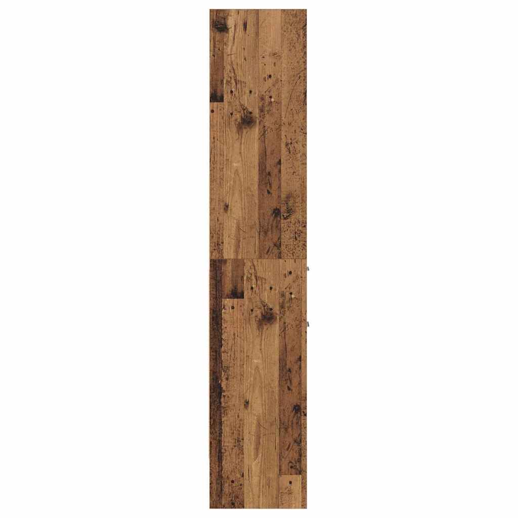 Boekenkast Oud hout 40 x 35 x 180 cm Bewerkt hout